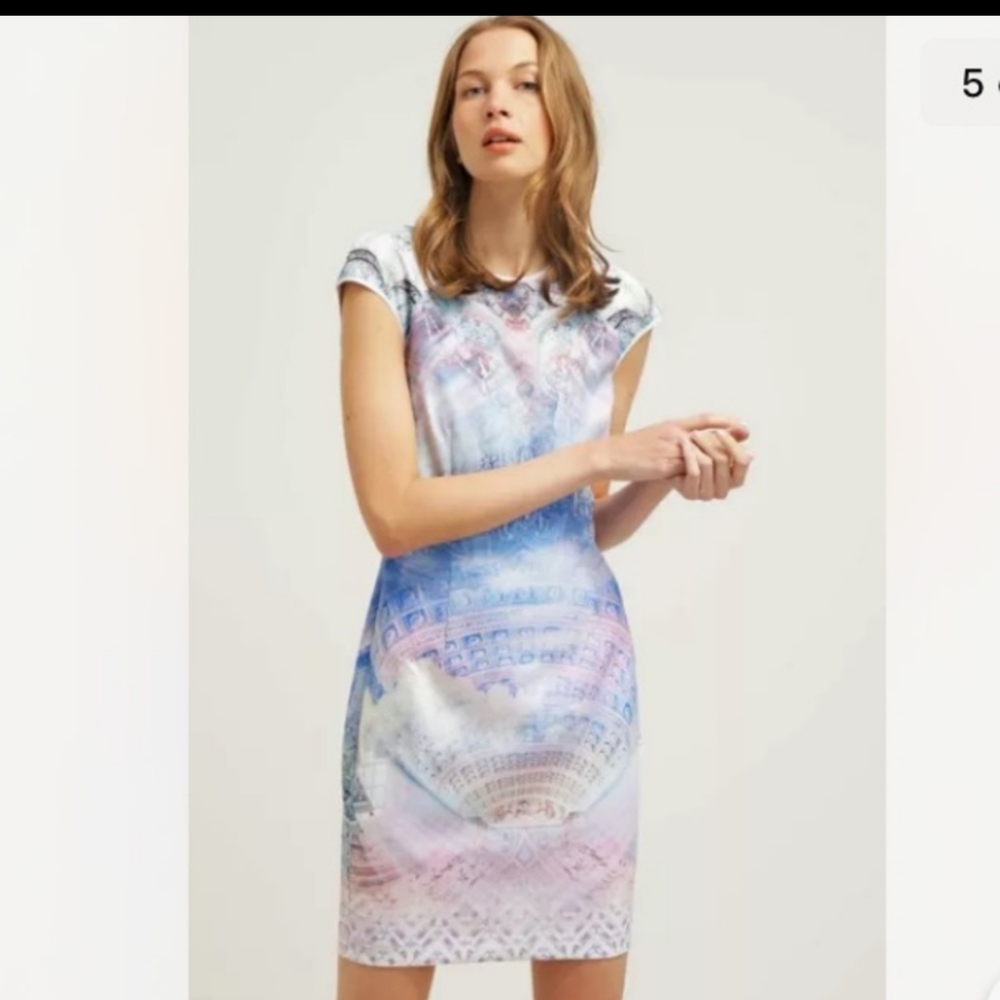 Ted Baker Multicolor Patterned Dress - Picture 5 of 10